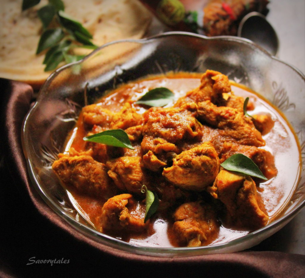 Chettinad Chicken Gravy Recipe/ Chicken Chettinad Curry | Savory Tales